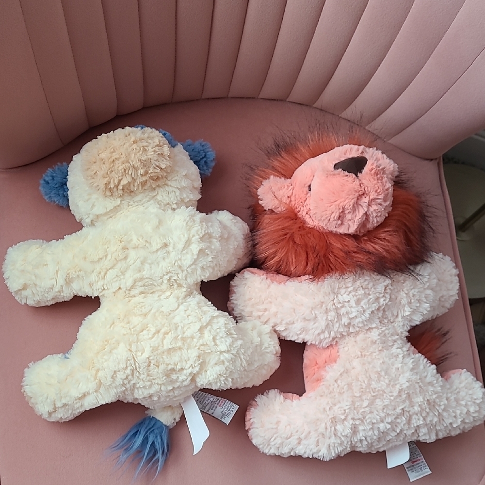 GUND Cozys Cow & Cozys Lion - Picture 4 of 7